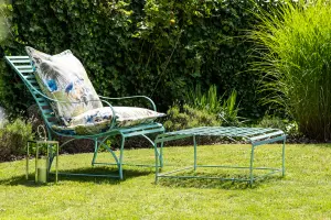 Sonnentisch Biarritz aus witterungsbeständigem Edelstahl