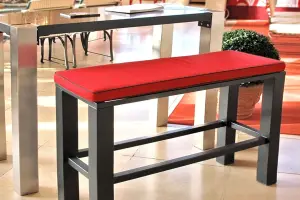 Sitzbank Grand Plaza aus Edelstahl