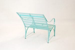 Witterungsbeständiger Sonnensessel aus Edelstahl für den Garten auch im Winter; zeitloses, elegantes Design, wetterfeste Pulverbeschichtigung